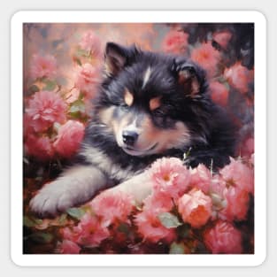 Finnish Lapphund Painting Sticker